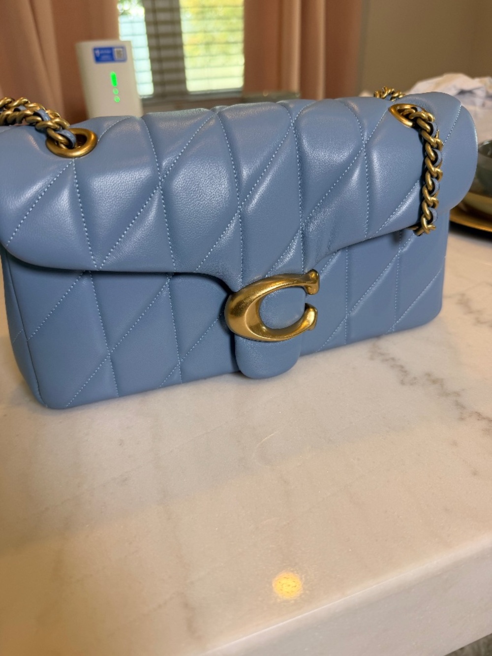 Coach Quilted Tabby 26-Bluebell